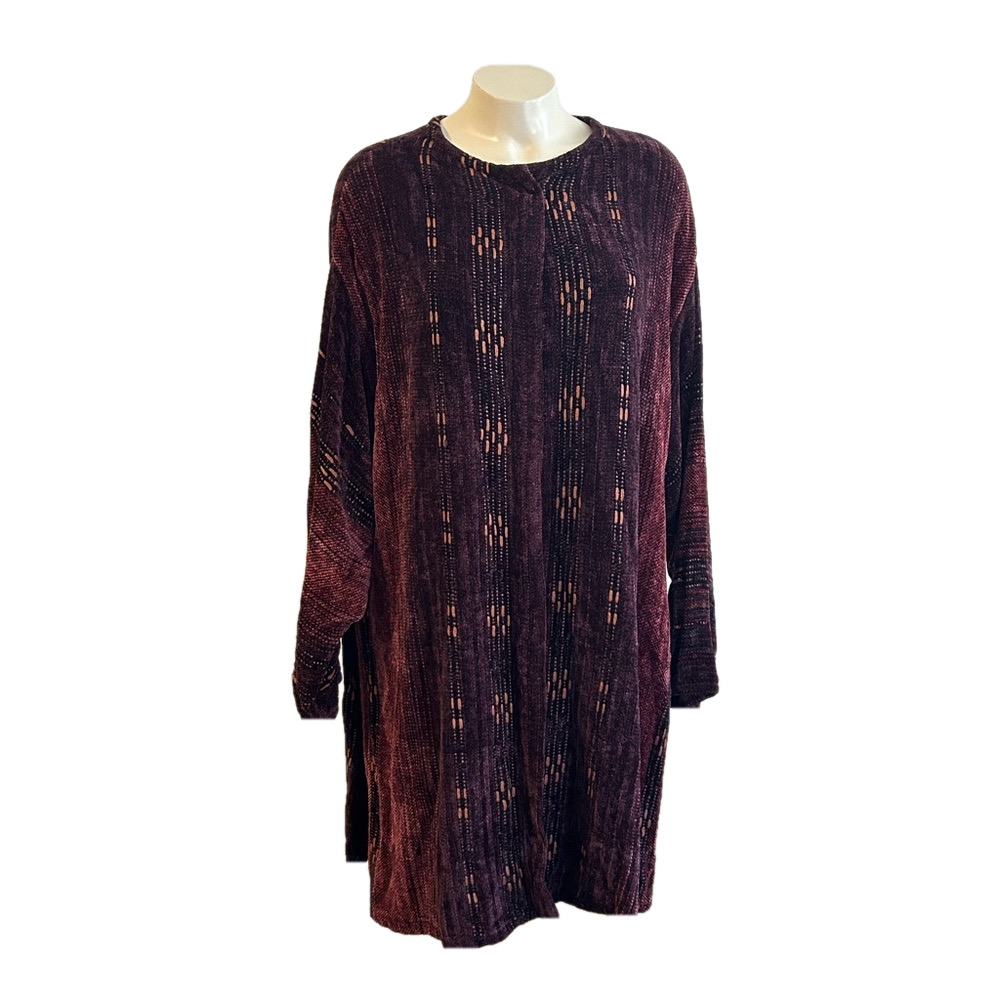CYNTHIA KRAUSE weavers art to wear Beautiful Southwestern Duster ONE SIZE